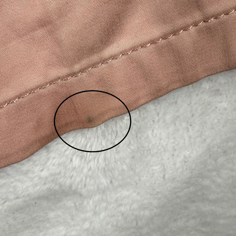 Jil Sander Womens Peach Pink Cotton Stretch Straight Leg Trousers Size 42 Italy - Picture 4 of 11